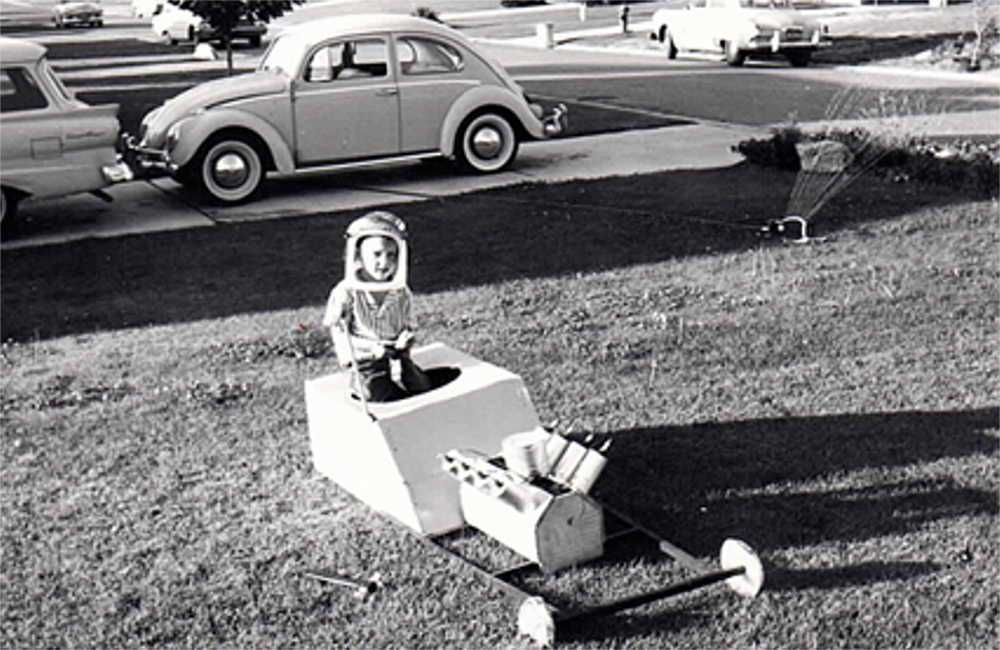 Dave's entry into the local Soap Box Derby